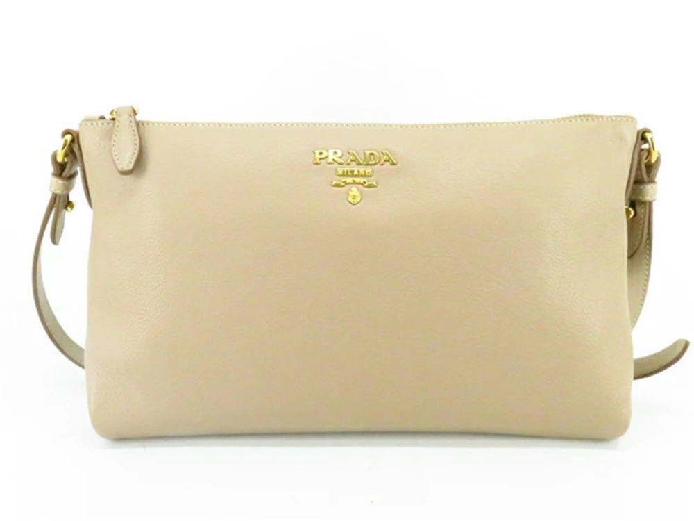 Prada bag shoulder Hobo embossed leather